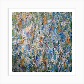 Abstract Of Flowers Art Print