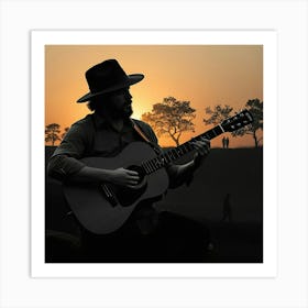 Acoustic Guitar 5 Art Print