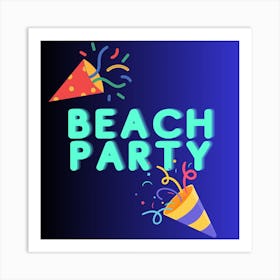 Beach Party Art Print