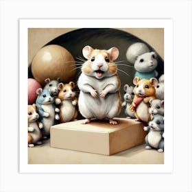 Hamsters 6 Art Print