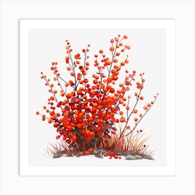 Autumn Berries Art Print