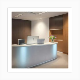 Reception Desk Art Print