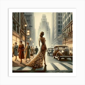 Elegance on Fifth Avenue Art Print