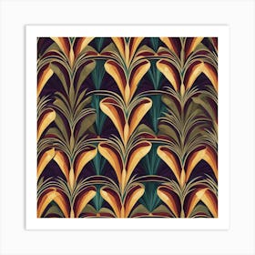 Deco Pattern 1 Art Print