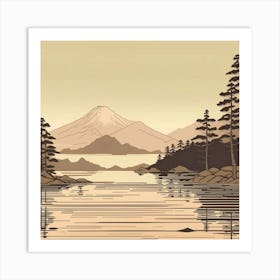 Japanese Landscape Art Print