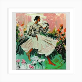 Dancer In The Garden Art Print