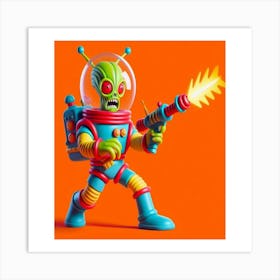 Alien Figure Art Print