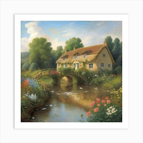 the reeve's cottage Art Print