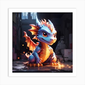 Baby Dragon Art Print