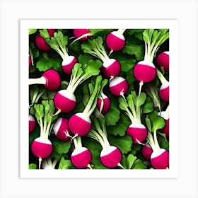 Radishes 10 Art Print