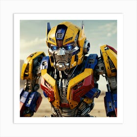 Leonardo Lightning Xl Transformers 3 Art Print