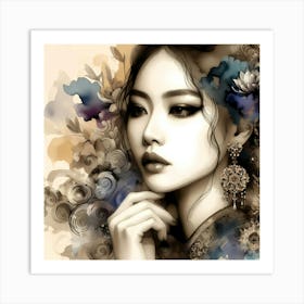 Exotic Beauty Artwork 168 Art Print