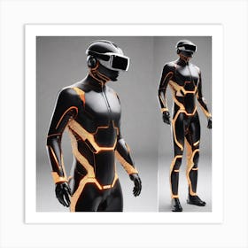 Futuristic Suit 22 Art Print