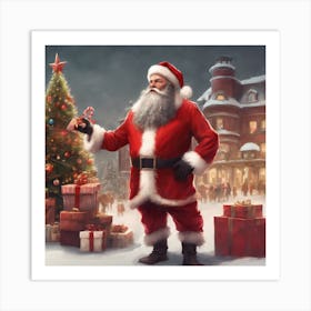 Santa Claus Art Print