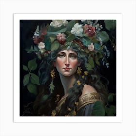 Greek Goddess 5 Art Print