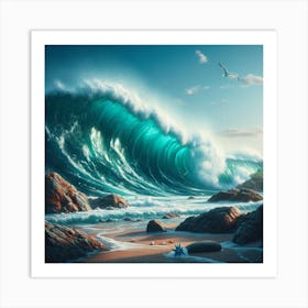 Big Wave Art Print