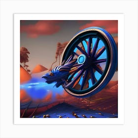 Wheel Of Fire Art Print