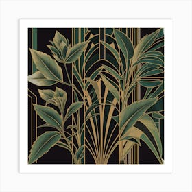 Deco Flora Art Print