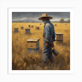 The Bee Keeper Art Print