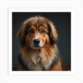 Portrait Of A Dog 3 Art Print