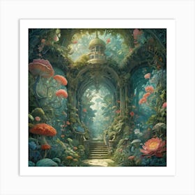 Fairy Garden 1 Art Print