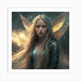 Fairy Hd Wallpaper Art Print