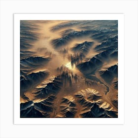 Mountain Landscape Art Print