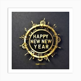 Happy New Year 42 Art Print