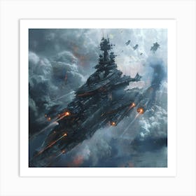 Spaceship Art Print