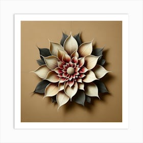 Paper Flower 2 Art Print