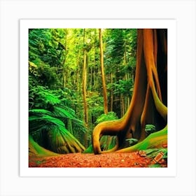 Craiyon 220007 Bosques Montanos Tropicales De Los Andes Tropicales Art Print