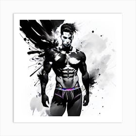 Underwear Man Art Print