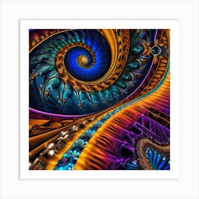 Spiral Spiral Spiral 1 Art Print