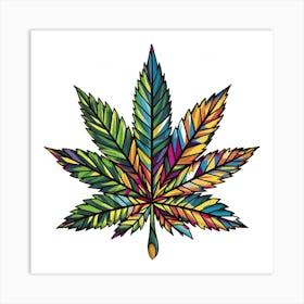 Marijuana Leaf 2 Art Print