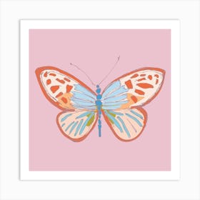 Butterfly Maui Square Art Print
