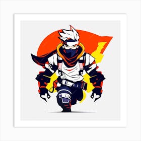 Ninja Ninja, anime print Art Print