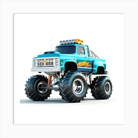 Monster Truck 4 Art Print