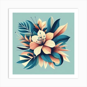 Floral Painting Art Print