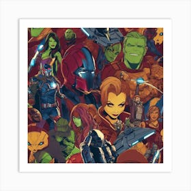 Avengers 4 Art Print
