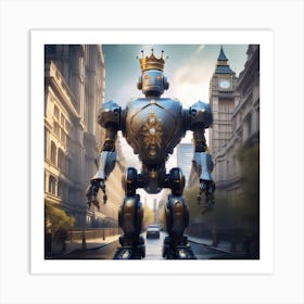 King Of Robots 1 Art Print