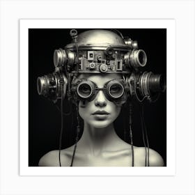 Futurist Woman Art Print