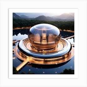 Futuristic Building 5 Art Print