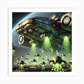 Vxs 5 Venomous Fury Toxic Drones Converted Art Print