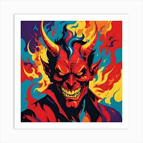 DEVILS SELF PORTRAIT Art Print