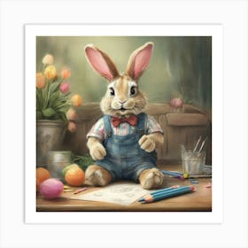 Easter Bunny 3 Art Print