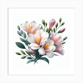 Freesia 6 Art Print