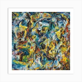 Abstract Painting 417 Art Print