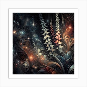 Foxglove 2 Art Print