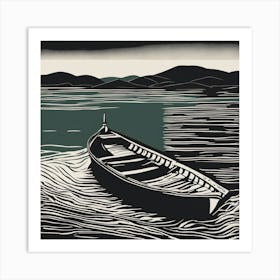 Boat In The Water 1 Art Print