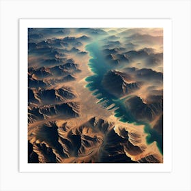 Desert Landscape Art Print